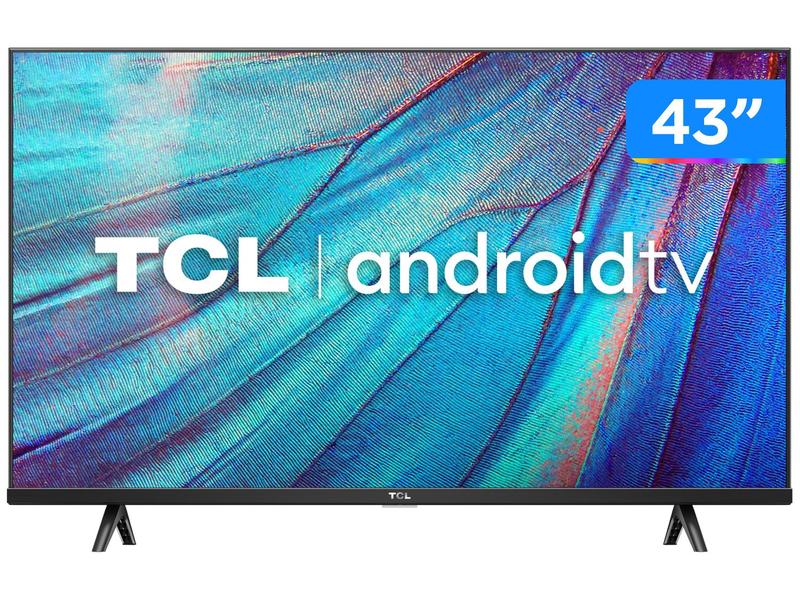 Smart TV 43” Full HD LED TCL Android TV 43S615 - VA Wi-Fi